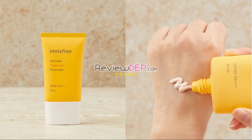 Kem chống nắng innisfree triple care có tốt không?