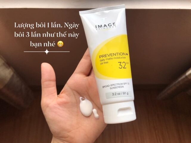 Review kem chống nắng Image SPF32