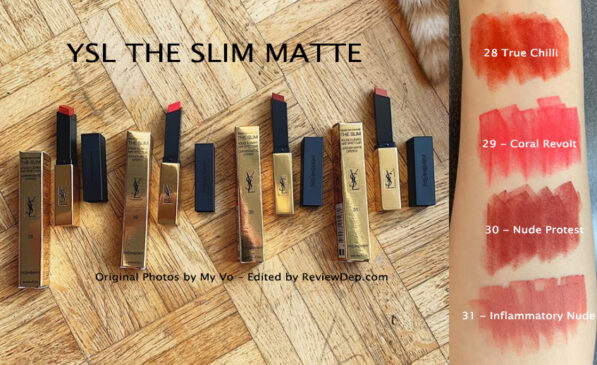 Review & Swatch son YSL The Slim Matte