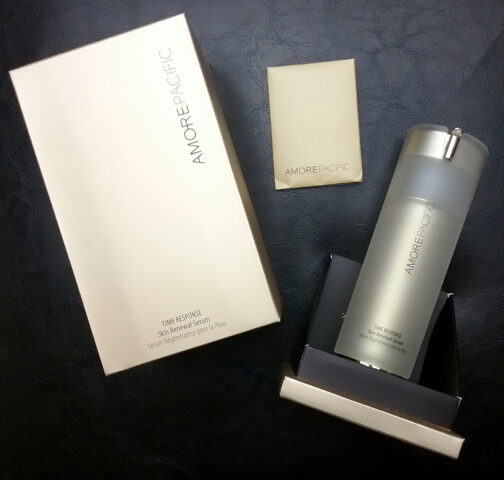 Review xịt khoáng amorepacific time response skin renewal serum