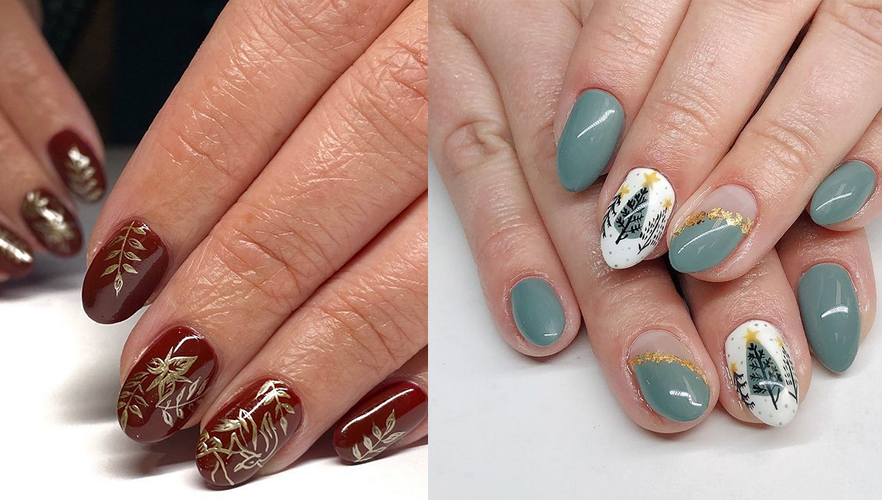 Mẫu nail noel đơn giản mà đẹp tinh tế