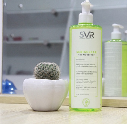 Review Gel Rửa Mặt SVR Sebiaclear Gel Moussant